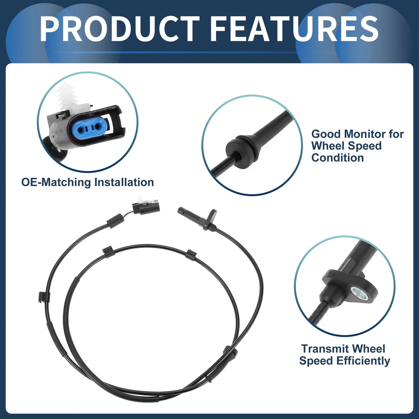 ABS Wheel Speed Sensor for Ford Transit Box (2014-2023)