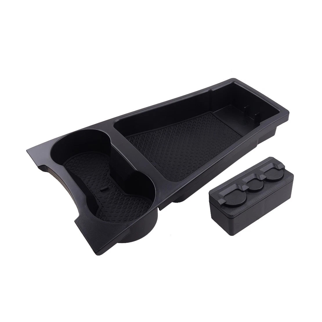Centre Armrest Storage Box Tray & Mat for Toyota Prius (2010-2015)