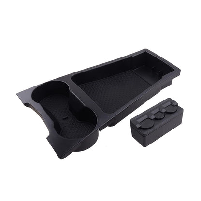 Centre Armrest Storage Box Tray & Mat for Toyota Prius (2010-2015)