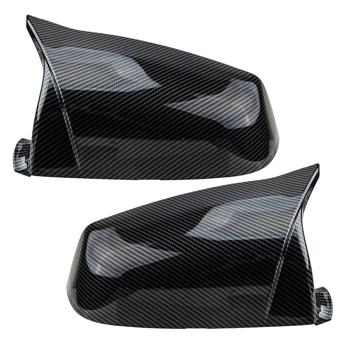 2 x Mirror Caps for BMW E60 E61 F10 F11 F01 F02 (2007-2017)