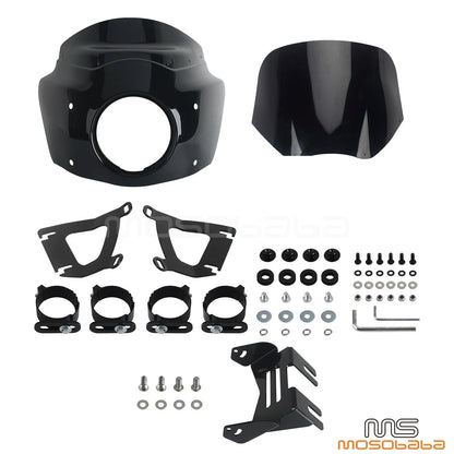 Headlight Fairing & Windshield Kit for Harley Softail Fat Bob 114 (18-24)