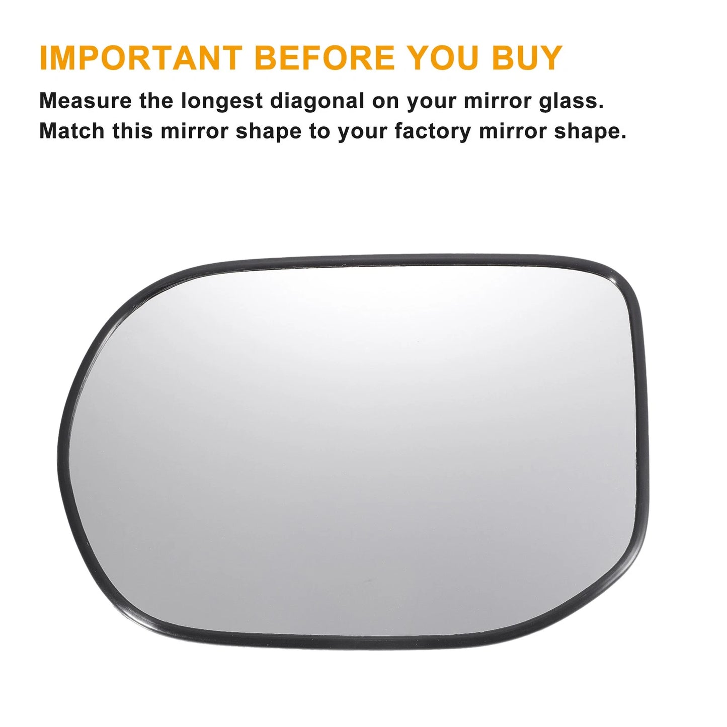 Driver Side Mirror Glass for Honda Civic (2006-2011)