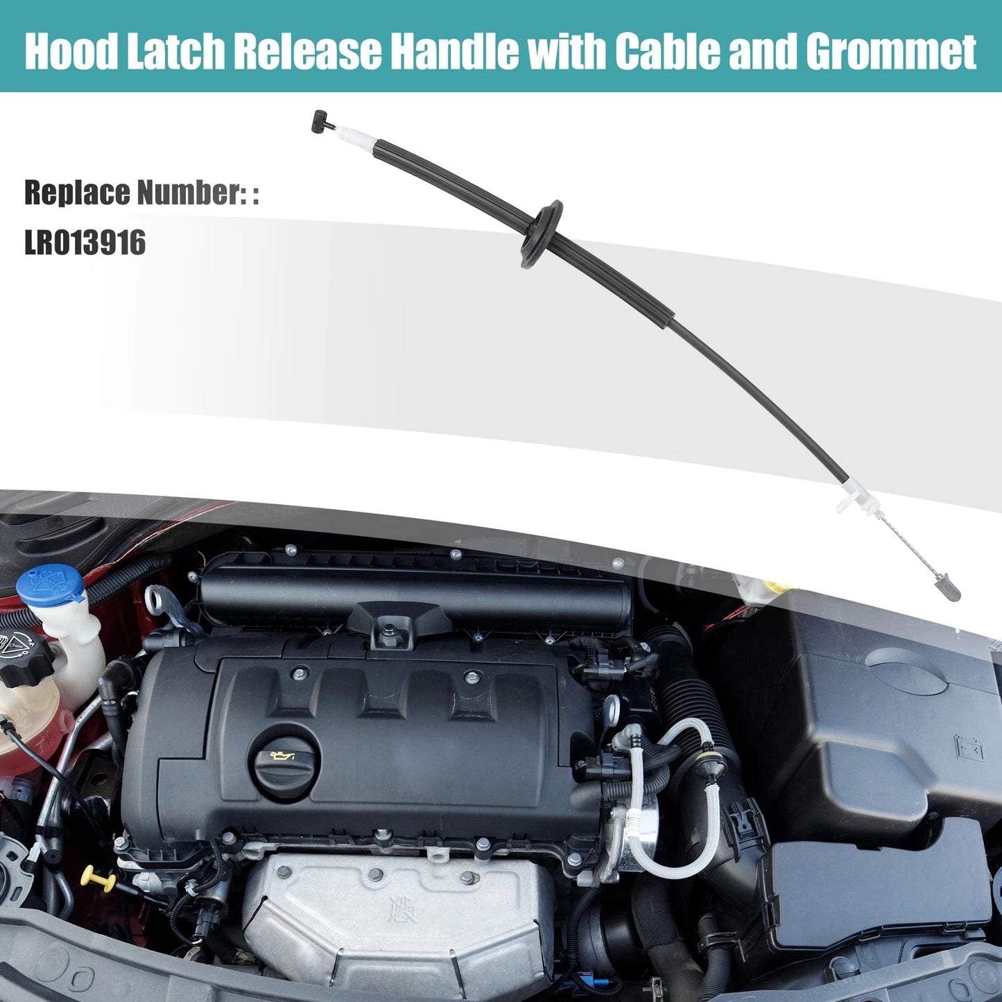 Hood Latch Release Cable for Land Rover LR4 (2010-2016)