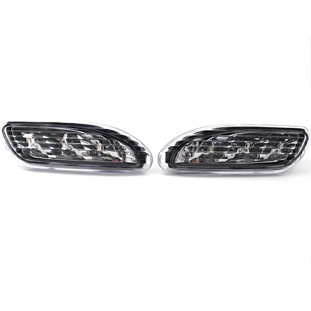 Clear Front LED Light Bar Side Marker for Mercedes W203 C Class (2001-2007)
