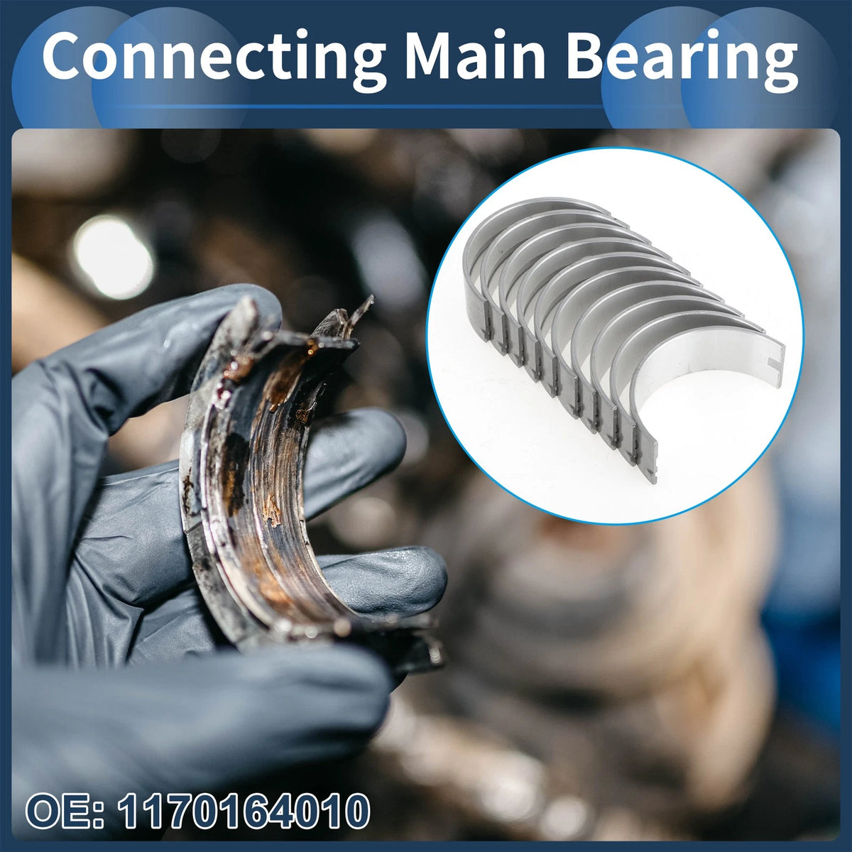 Main Bearing Set for TOYOTA AVENSIS (1998–2005)
