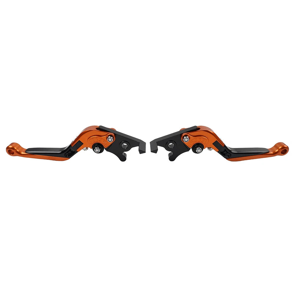 Orange Extendable Brake Clutch Levers for Honda CBR1000RR, CB1000R (2004-2016)