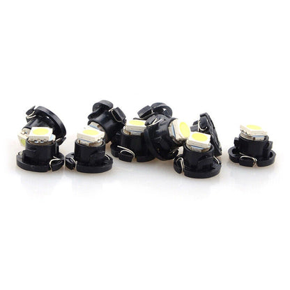 T4.7 Neo Wedge LED Bulbs for Dash Climate Control Instrument Lights (2 x)