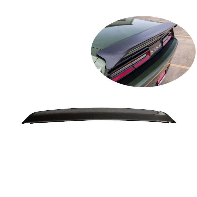Real Carbon Fiber Rear Trunk Spoiler Wing Redeye Fit for 08-22 Dodge Challenger