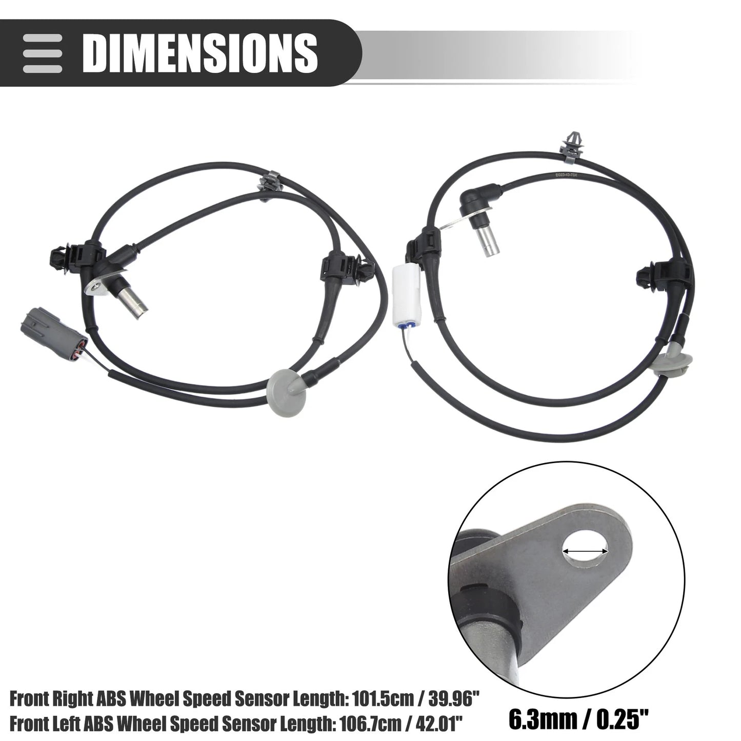 ABS Wheel Speed Sensors  for Mazda CX-7 (2007-2012)
