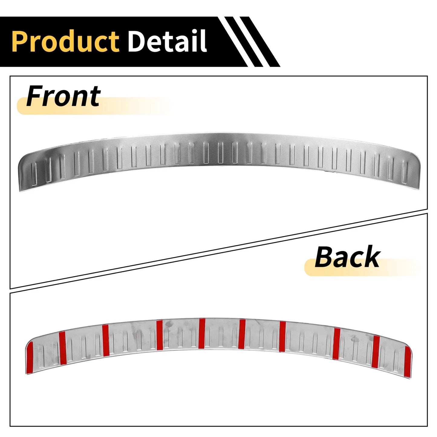 Bumper Guard for Subaru Forester Silver Tone (2013-2018)