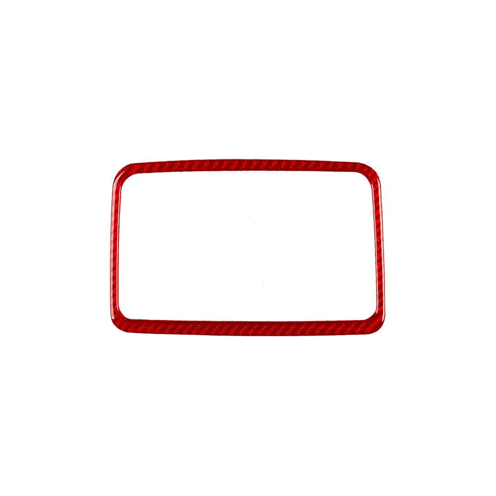 Carbon Fiber Dashboard Storage Box Cover Trim for Ford Ranger (2019-2022)