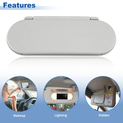 Sun Visor Vanity Mirror Cover for BMW Mini Cooper F55 F56 F60 (2015-2022)