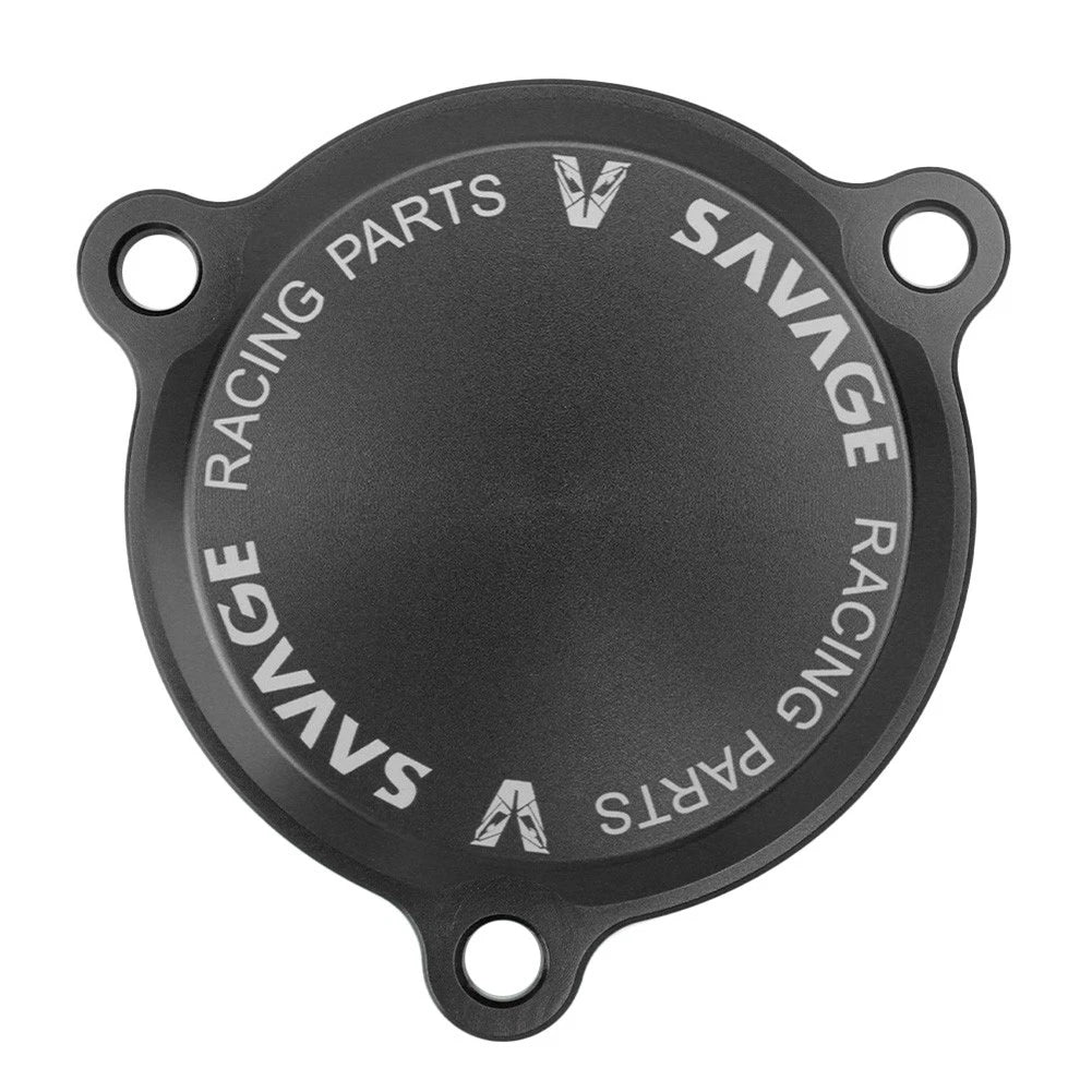 Engine Oil Filter Cover Cap Black for KAWASAKI KLX 140 140L 2018-2023