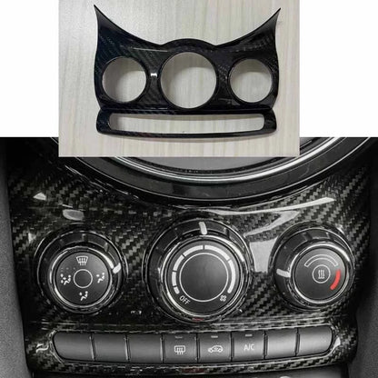 Dry Carbon Fiber AC Control Panel Cover Trim for Mini Cooper F55/56/57