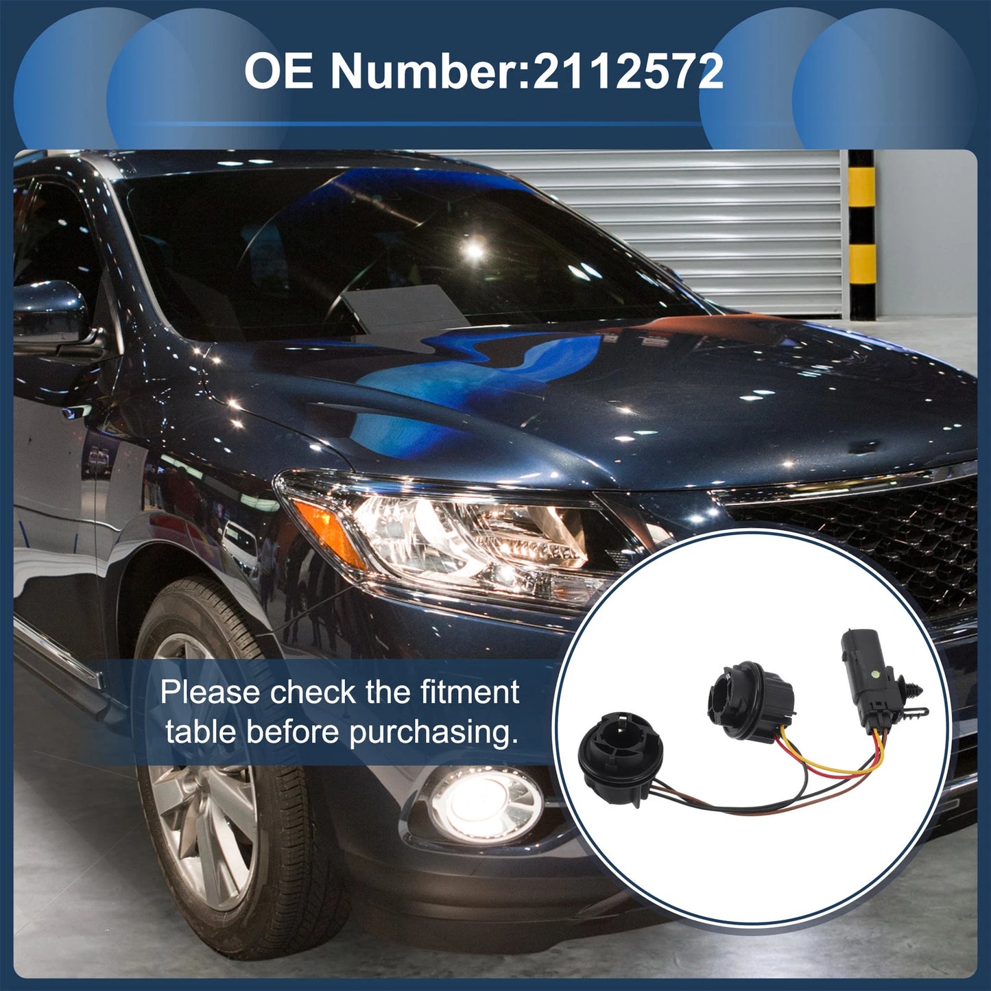 Headlight Wiring Harness Assembly for Ford Fiesta (All Years)