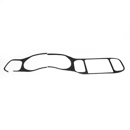 Dashboard Radio Trim Cover Sticker for Dodge Charger 2011-2014 Carbon Fiber
