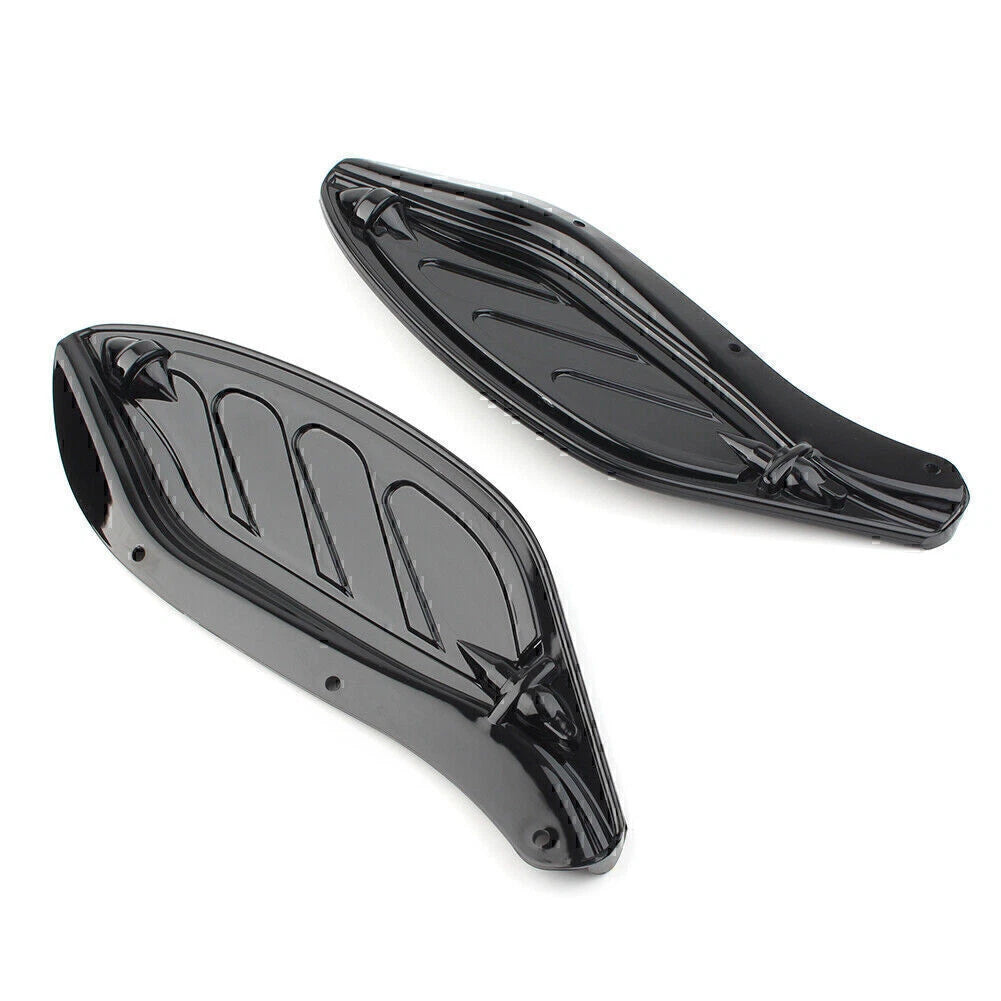 Black Windshield Air Deflector for Harley Touring FLHR FLHT CVO (96-13)