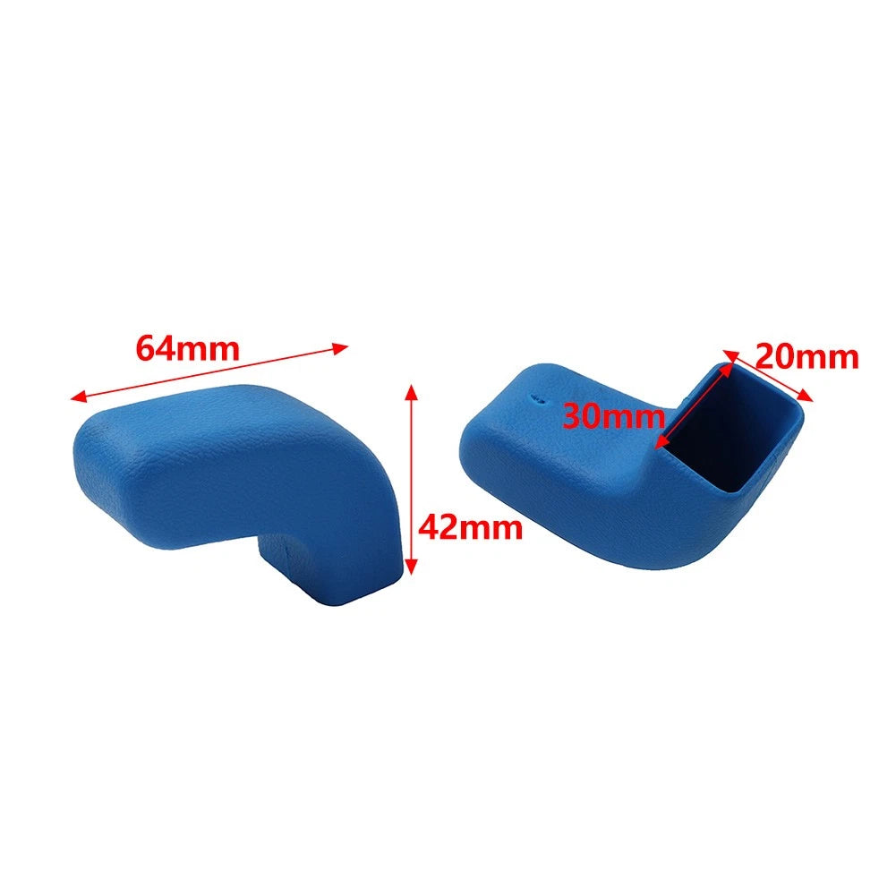 2 x Front Bumper Tow Hook Covers for Jeep Wrangler JK JL JT (2007-2023)