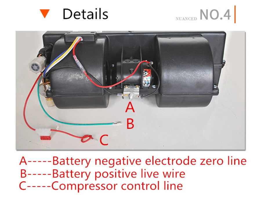 A/C Evaporator Unit for Car Under Dash 12V 3 Speed (AU)