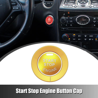 Engine Push Start Stop Button Cover Stickers for Infiniti Q50 Q60 QX60