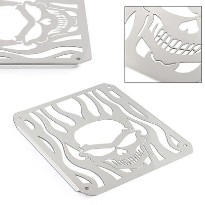 Skull Stainless Radiator Grill Guard Cover for Kawasaki Vulcan VN400/800 (95-06)