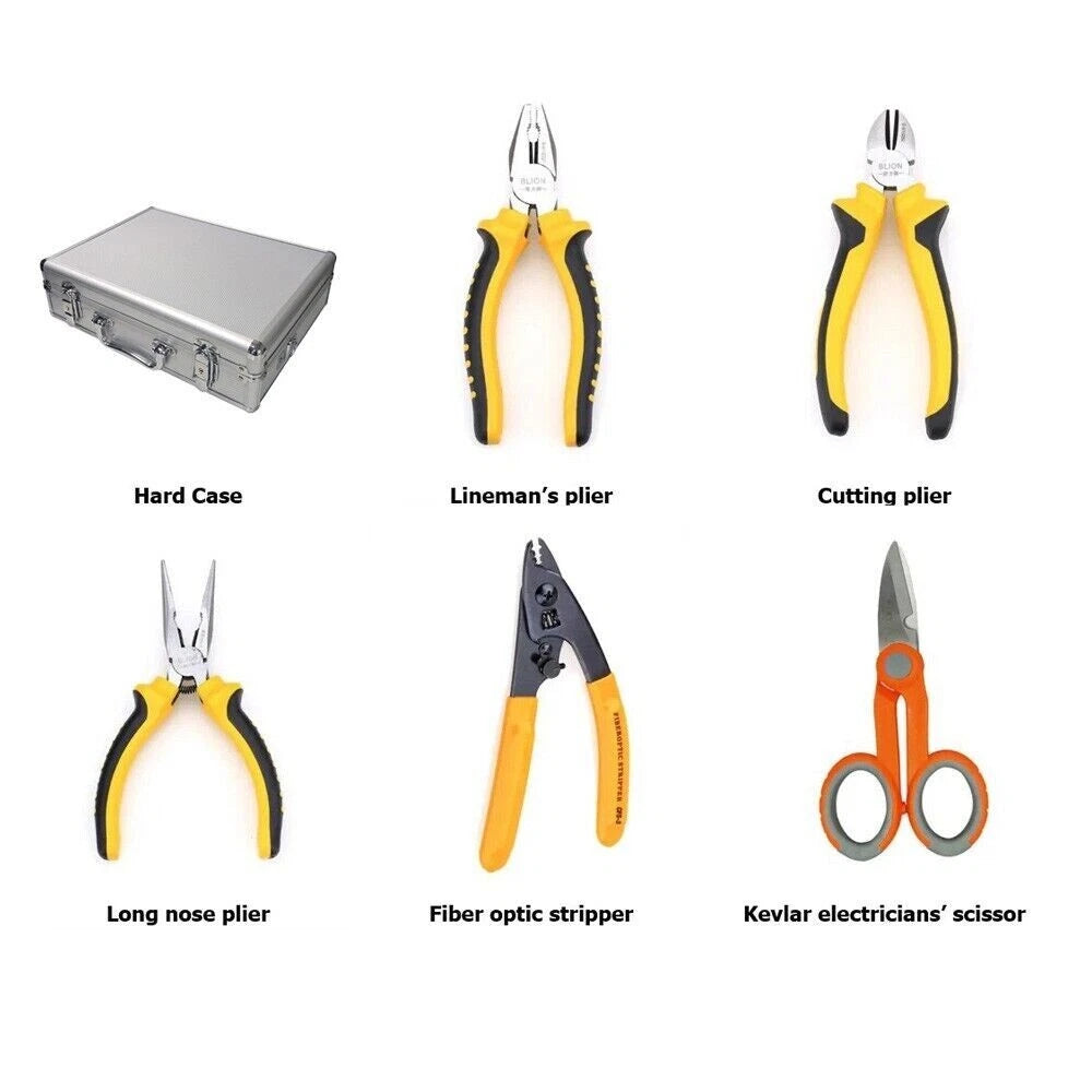 FTTH Fiber Optic Tool Kit, Fiber Cleaver & Power Meter for FC-6S