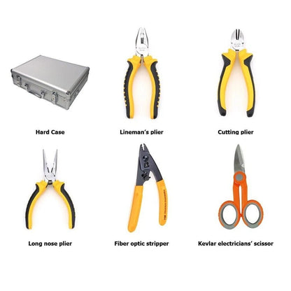 FTTH Fiber Optic Tool Kit, Fiber Cleaver & Power Meter for FC-6S