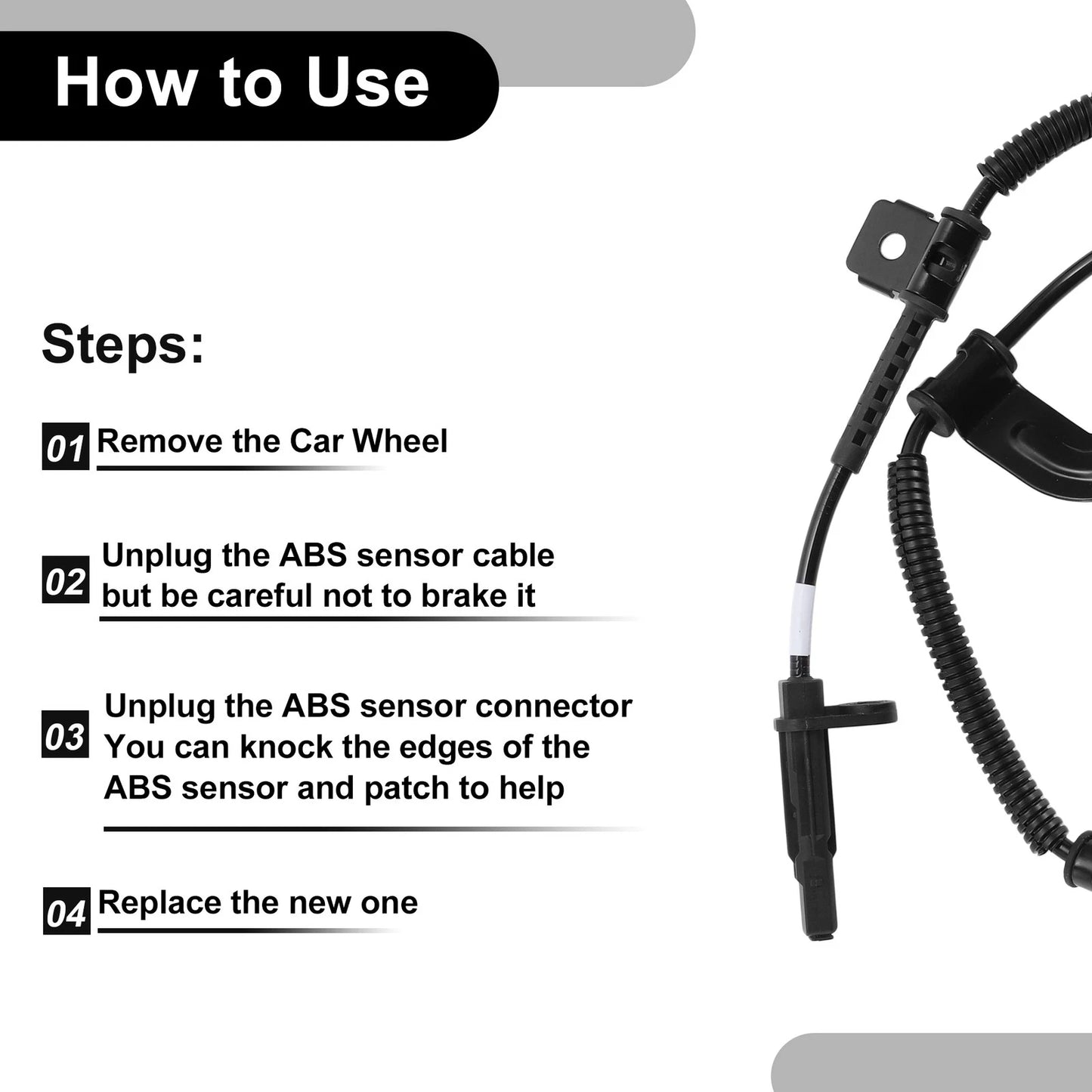 ABS Wheel Speed Sensor for Hyundai Entourage (2007-2009)