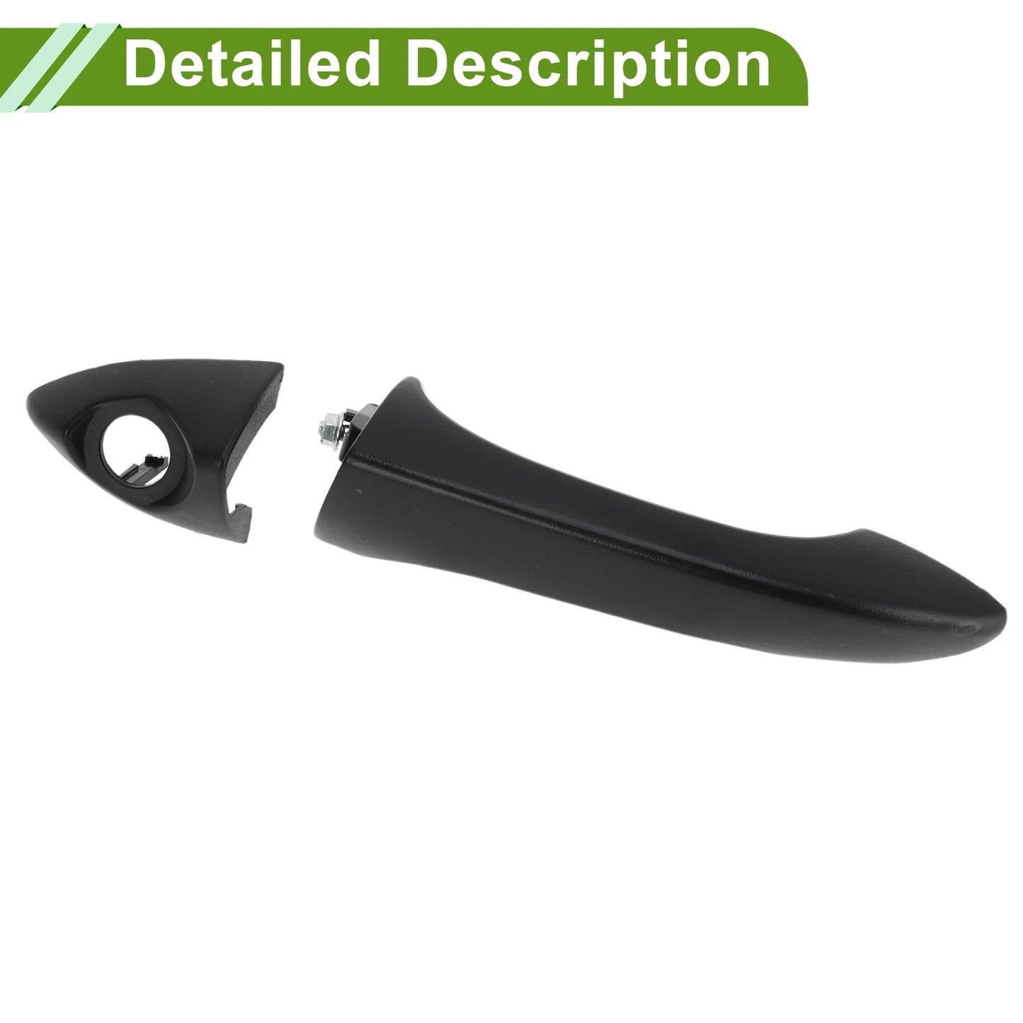 Exterior Door Handle for BMW X5 E53 2000-2006 Black Front Left