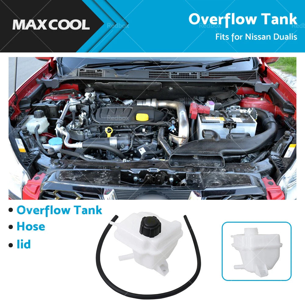 Coolant Expansion Overflow Bottle Tank for Nissan Dualis J10 (2007-2016)