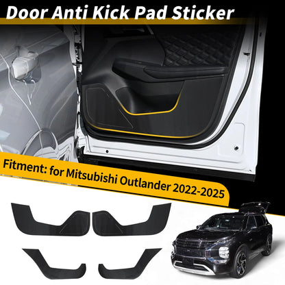 Anti Kick Pad Sticker Scratch Protector for Mitsubishi Outlander (2022-2025)