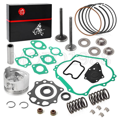 Top End Kit STD Piston Intake Exhaust Valve Gasket for Club Car Golf FE290 1992+