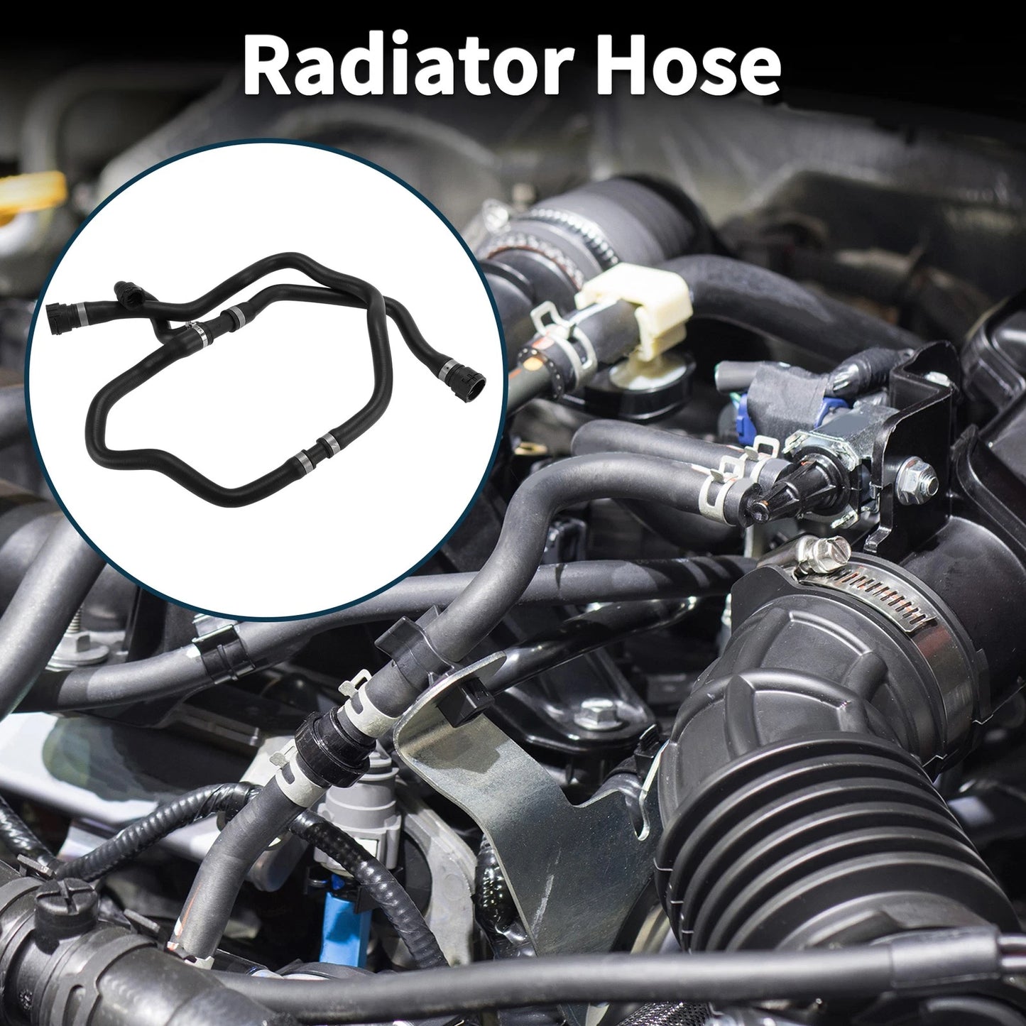 Radiator Hose for BMW 7 Series 2003-2008 Coolant Pipe