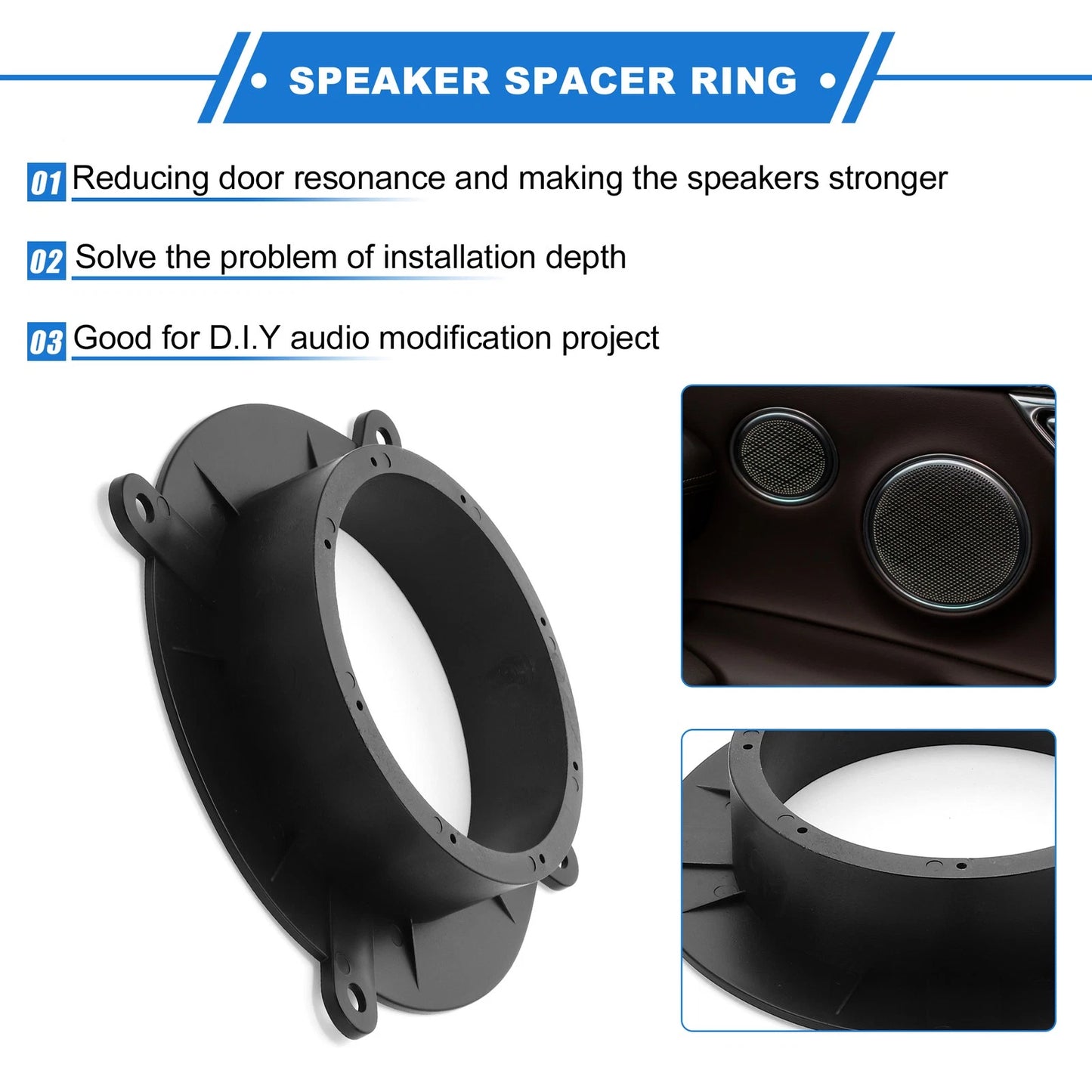 Tweeter Speaker Spacer Rings for Mazda CX-9 (2007-2023)