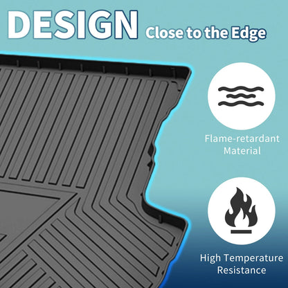 Flat Face Cargo Liner Rear Trunk Mat for Mitsubishi Outlander (2014-2021)
