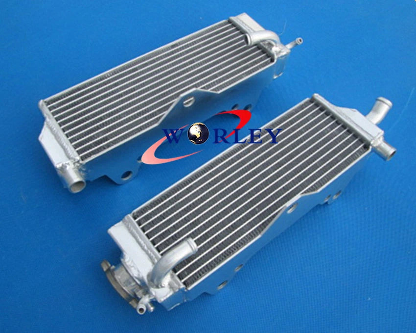 Aluminum Radiator & Blue Hose for Honda CR500 CR500R (1989)
