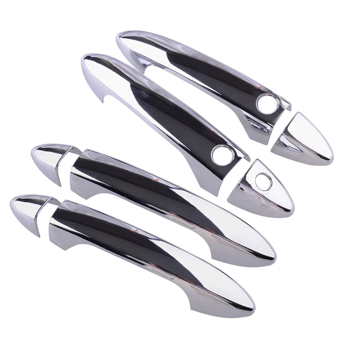 8 x Chrome ABS Smart Door Handle Cover Trim for Honda Pilot (2016-2021)