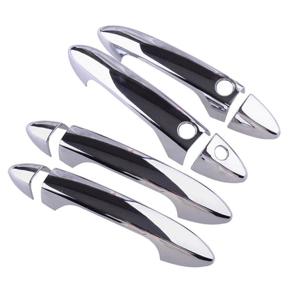 8 x Chrome ABS Smart Door Handle Cover Trim for Honda Pilot (2016-2021)