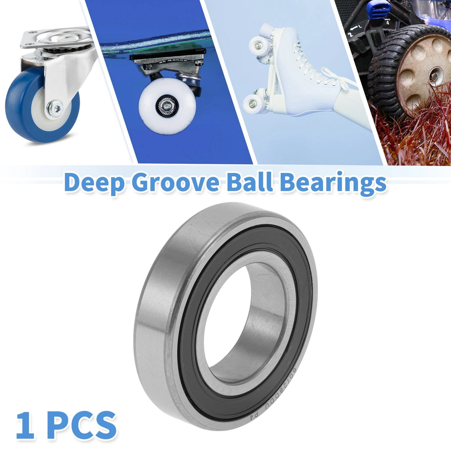 60/28DDU 28x52x12mm Deep Groove Ball Bearings P4 for Scooter Skateboard