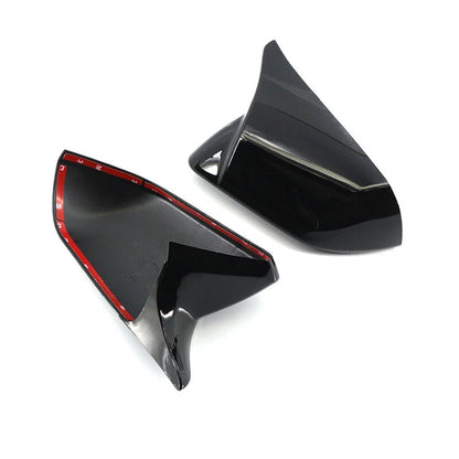 Gloss Black Rearview Side Mirror Cover for Ford Mustang (2015-2021)