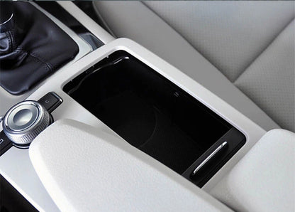1x Gray Center Cup Holder Trim for Mercedes Benz W204 C/E Class (2007-2014)