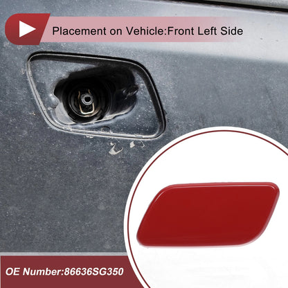 Front Left Washer Nozzle Cover for Subaru Forester (2016-2018) Red
