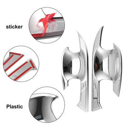 Exterior Door Handle Bowl Cover Decor Trim / 4 Pcs / for Toyota RAV4
