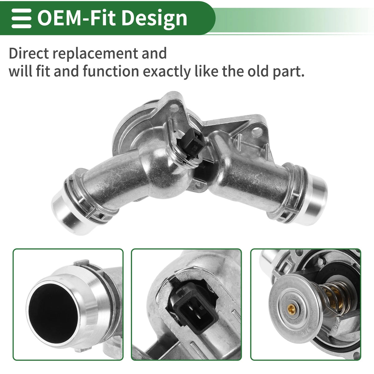 Thermostat Housing Assembly 2.5L L6 for BMW 325i (2001-2005)