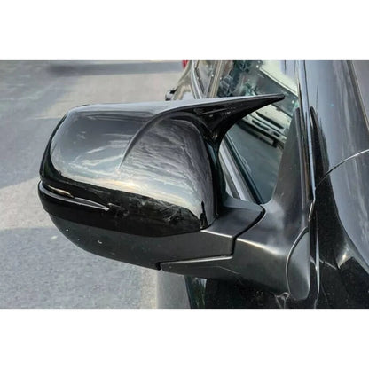 Black OX Horn Rearview Side Mirror Covers for Honda CR-V (2012-2021)
