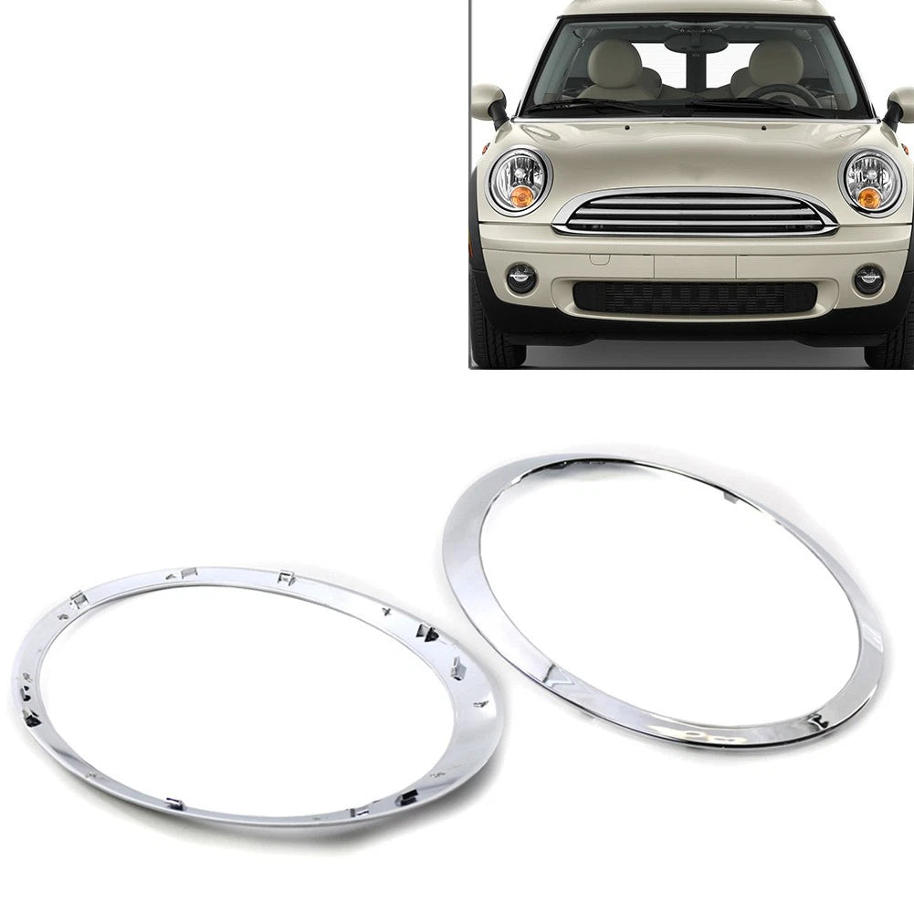 Chrome Headlight Trim Ring for BMW MINI R55 R56 R57 R58 R59 (2007-2013)