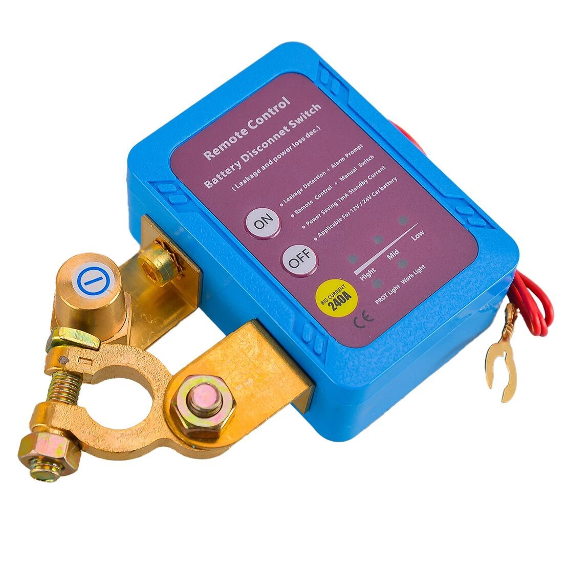 12V 240A Automatic Battery Disconnect Switch for Car RV ATV