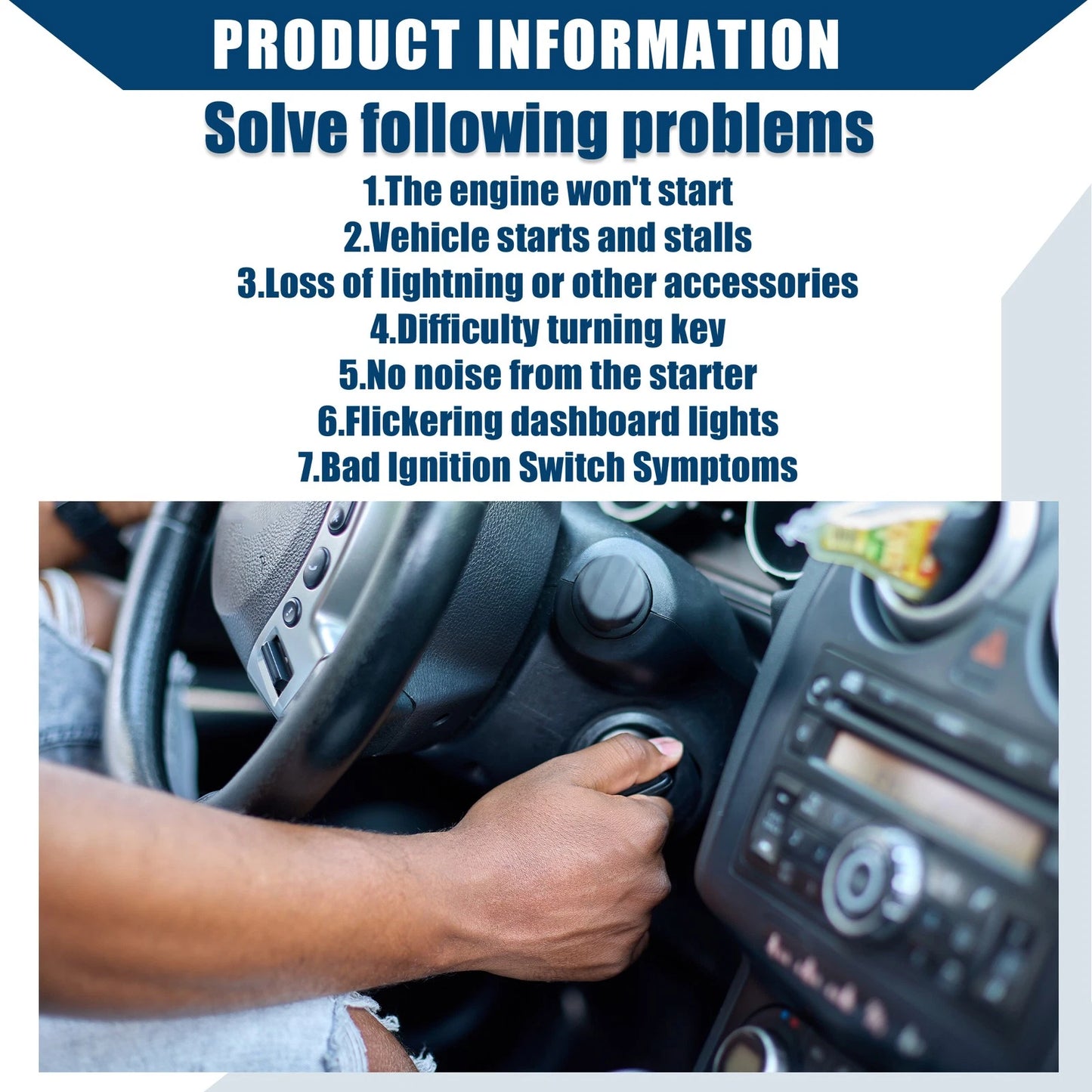 Ignition Switch Starter Set with Keys for Toyota Camry (2002-2006)