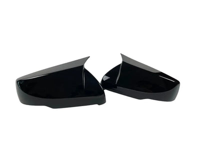 Glossy Black Ox Horn Rearview Mirror Lid Cover Trim for Cadillac CT5 (2020-2024)