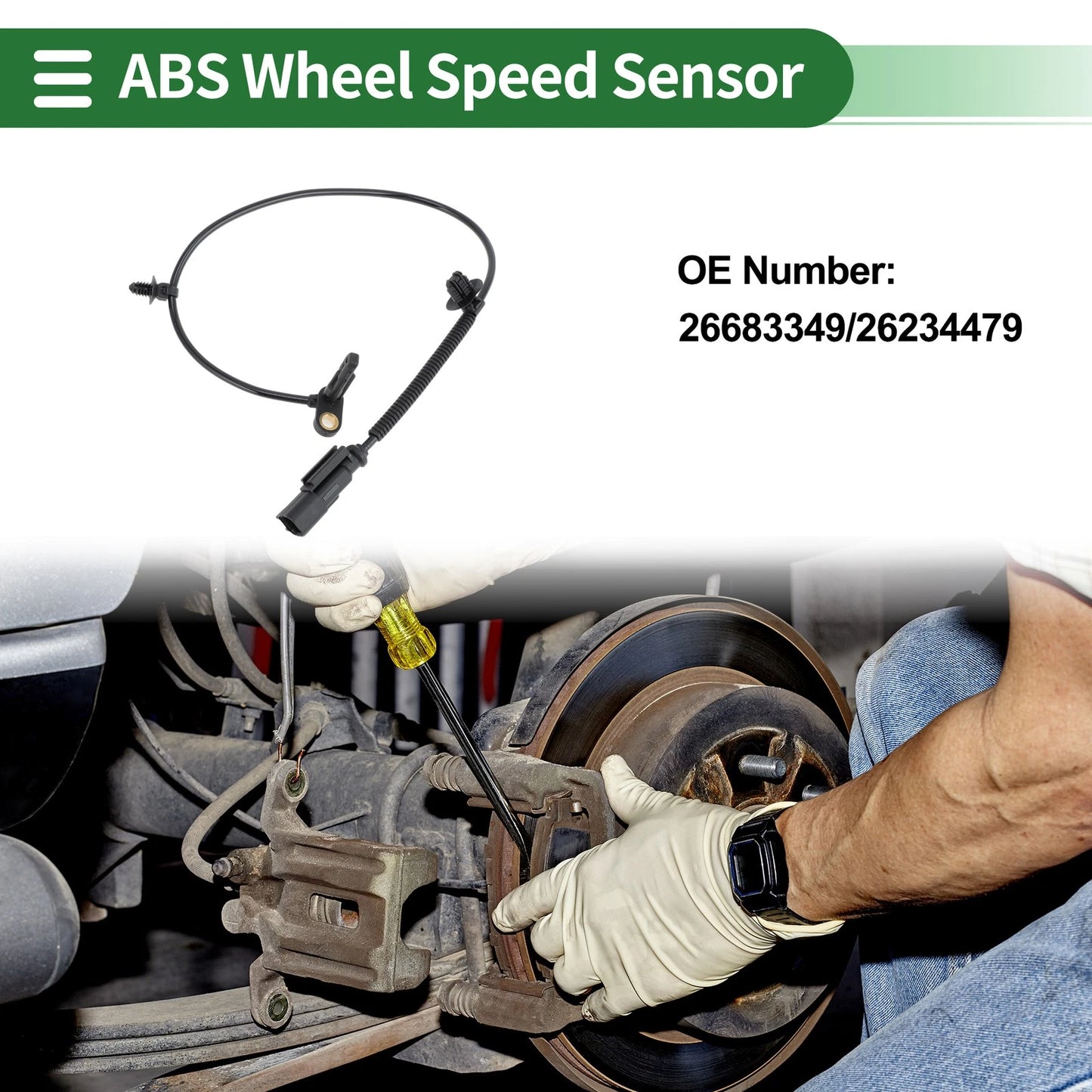 ABS Wheel Speed Sensor / 1 Pcs / ABS Sensor for Buick GL8ES (2017–2018)